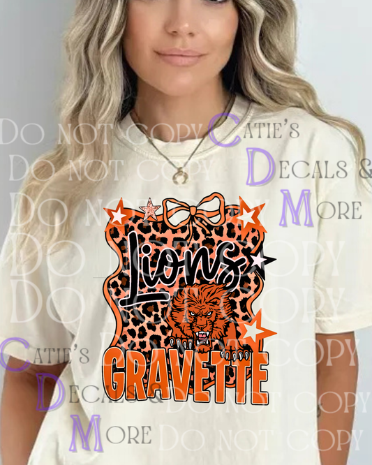 Gravette lions cheetah