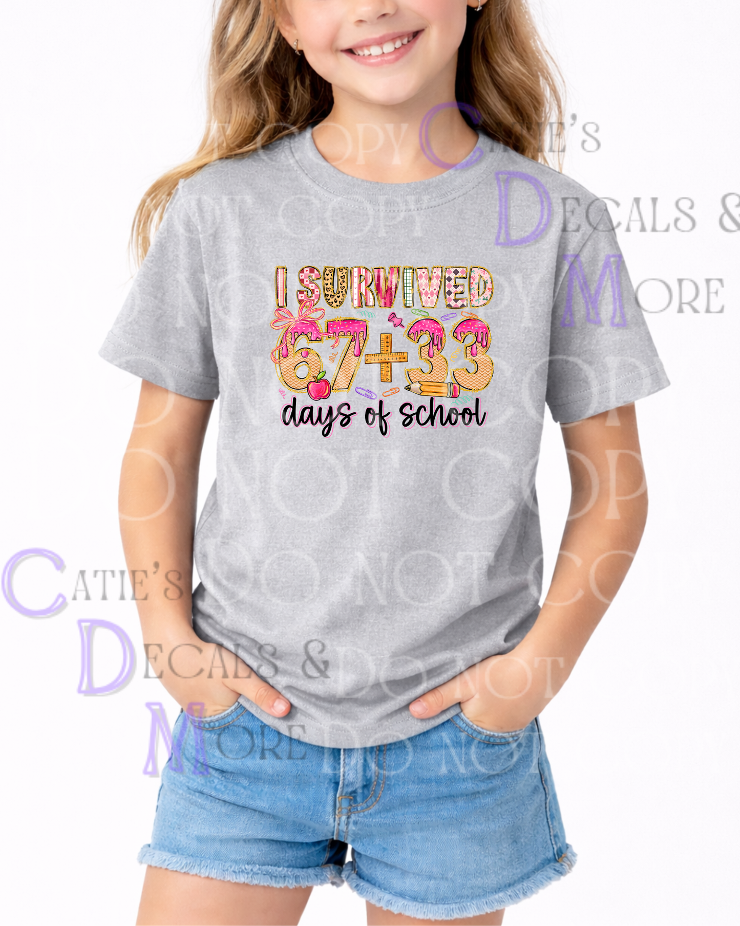 I survived 67+33 days of school ice cream (Youth)