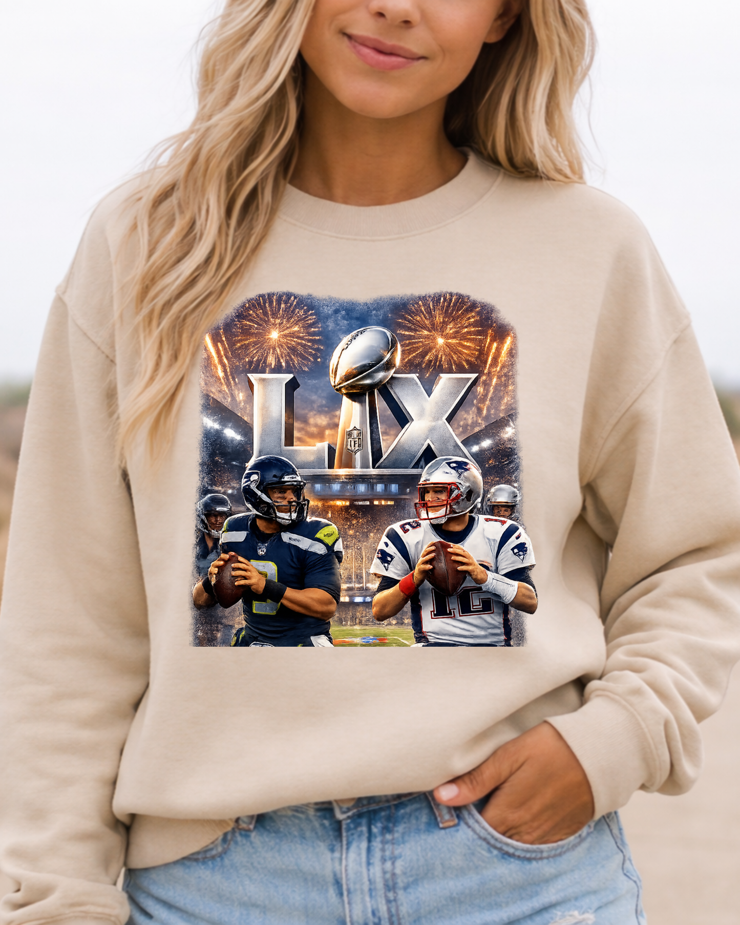 Patriots vs Seahawks LX