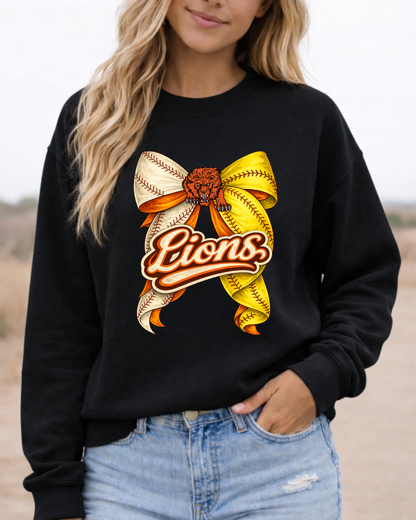 Lions Baseball and softball Bow