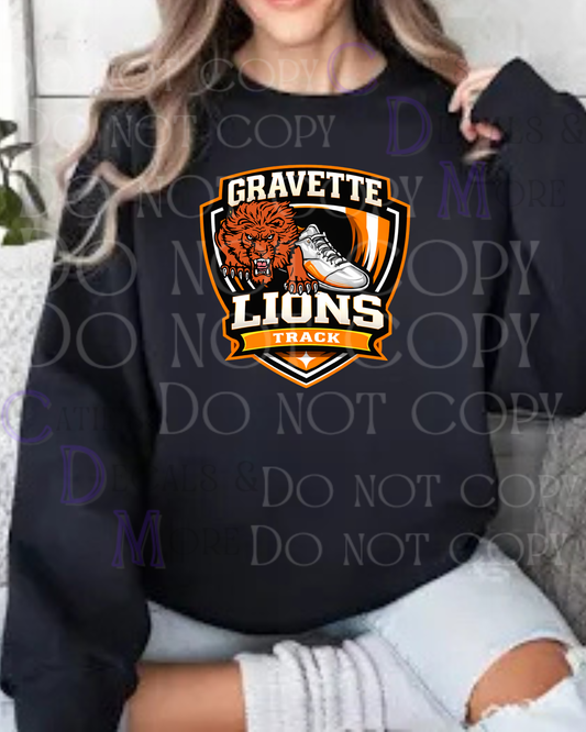 Gravette Lions Track shield