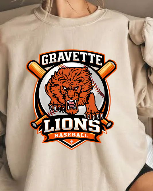 Gravette Lions baseball Shield