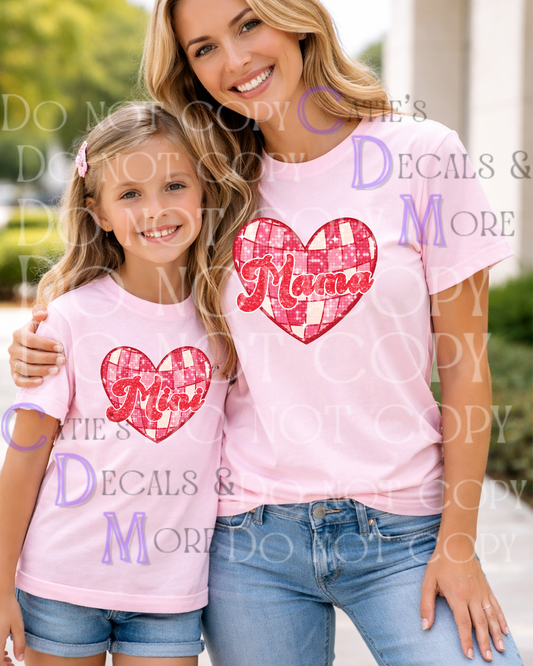 mama or mini hearts