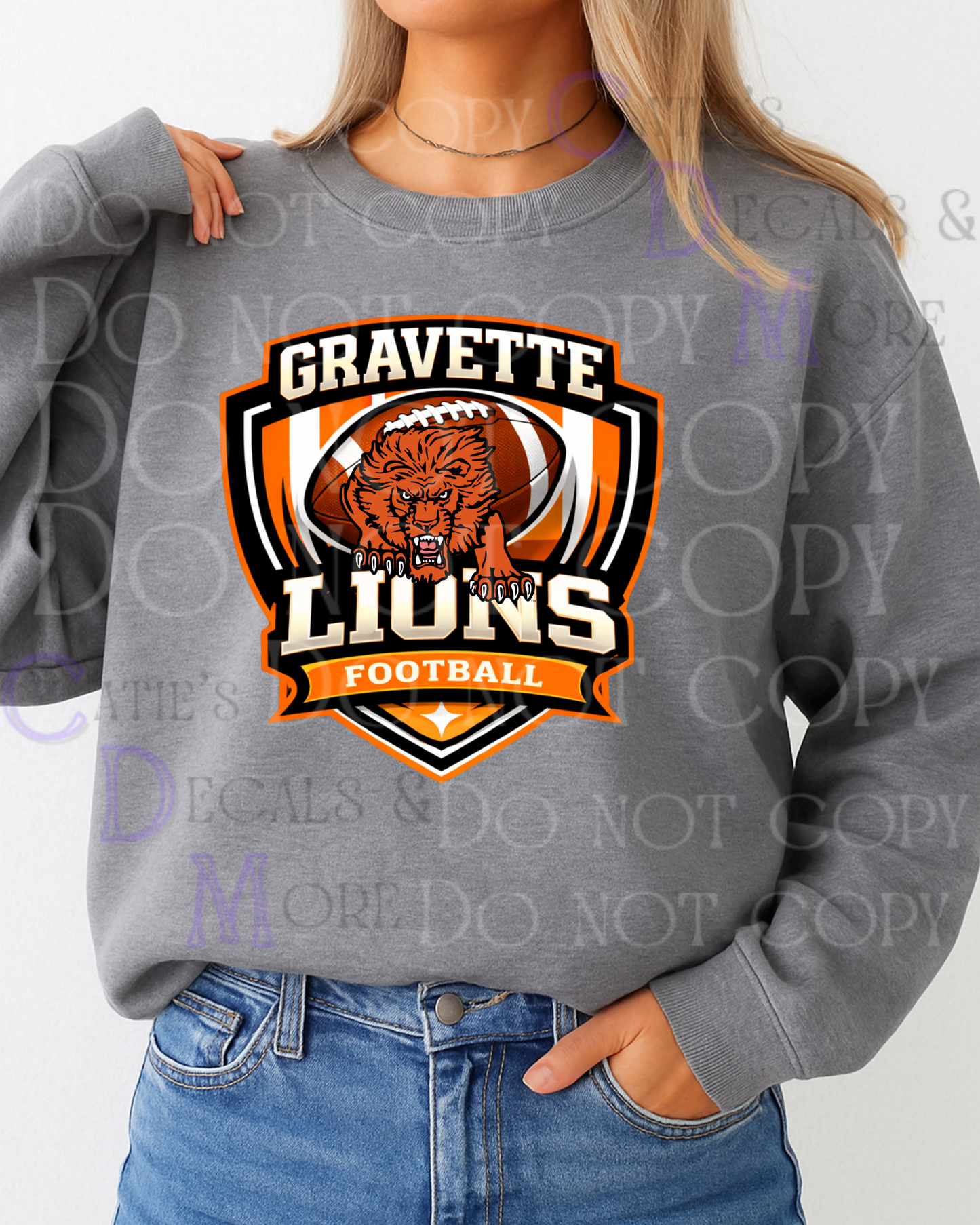 Gravette Lions Football shield
