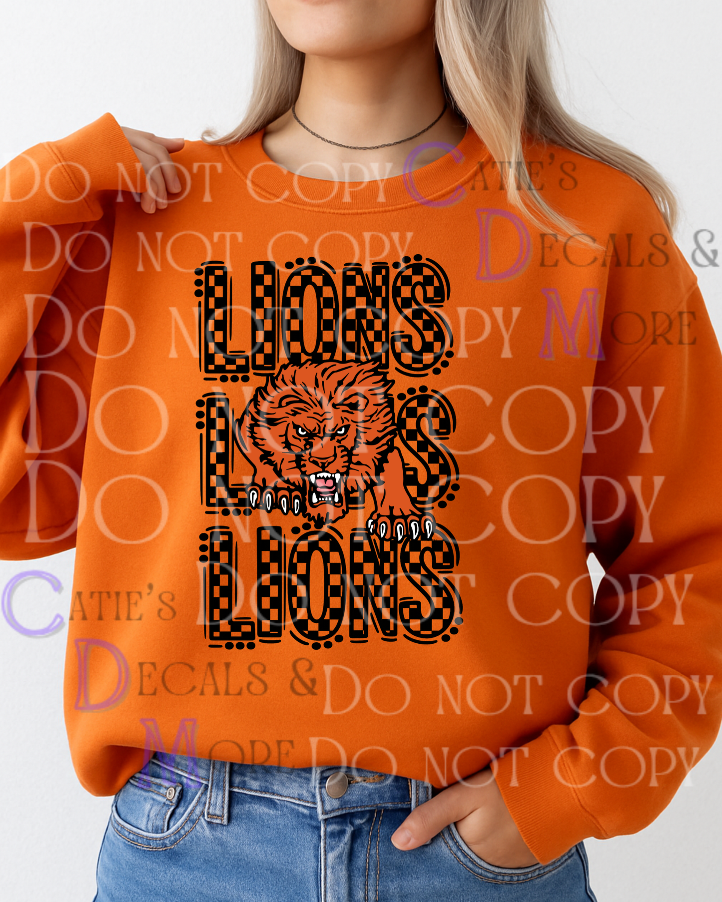 Gravette lions x3 checkered