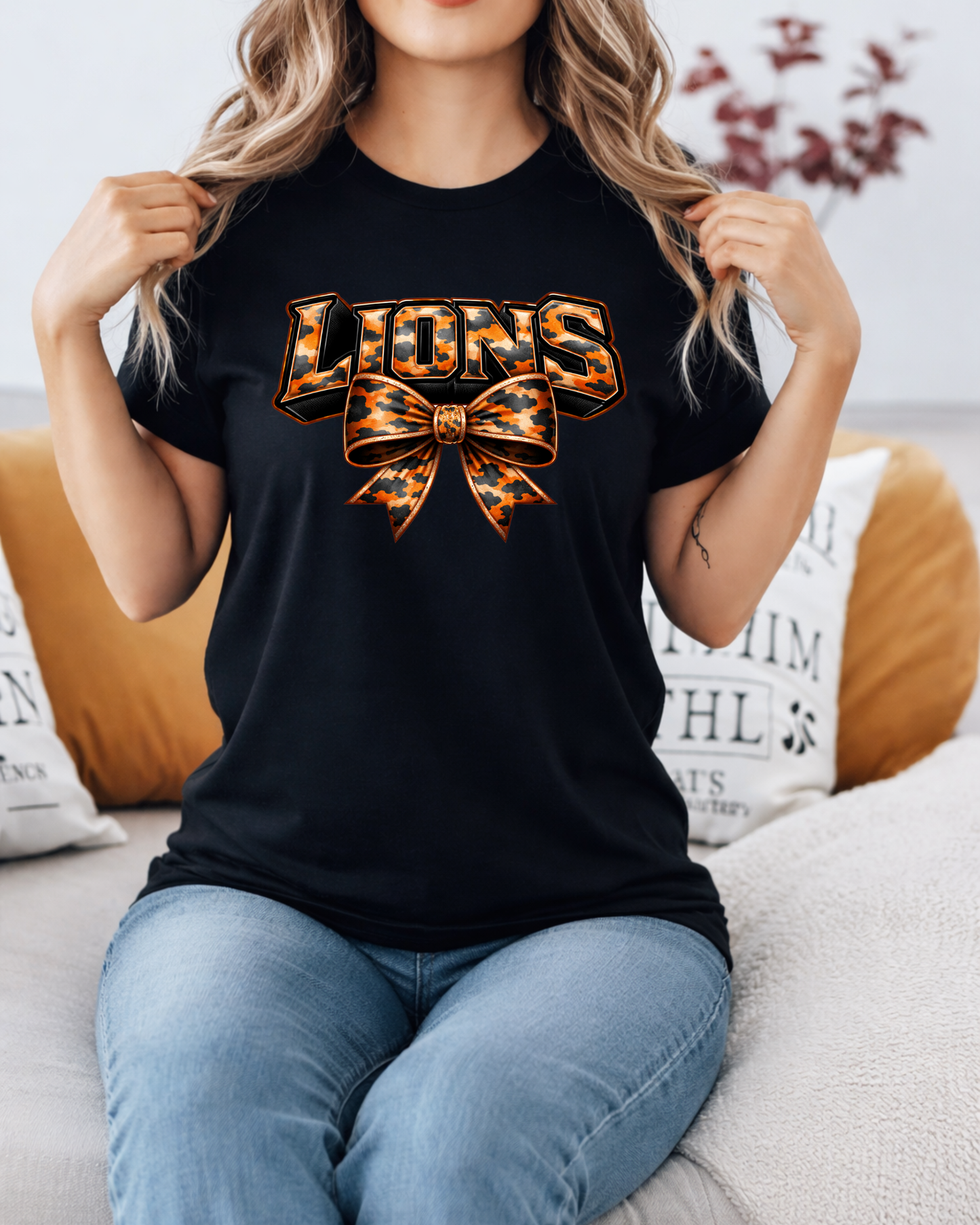 Lions orange camo