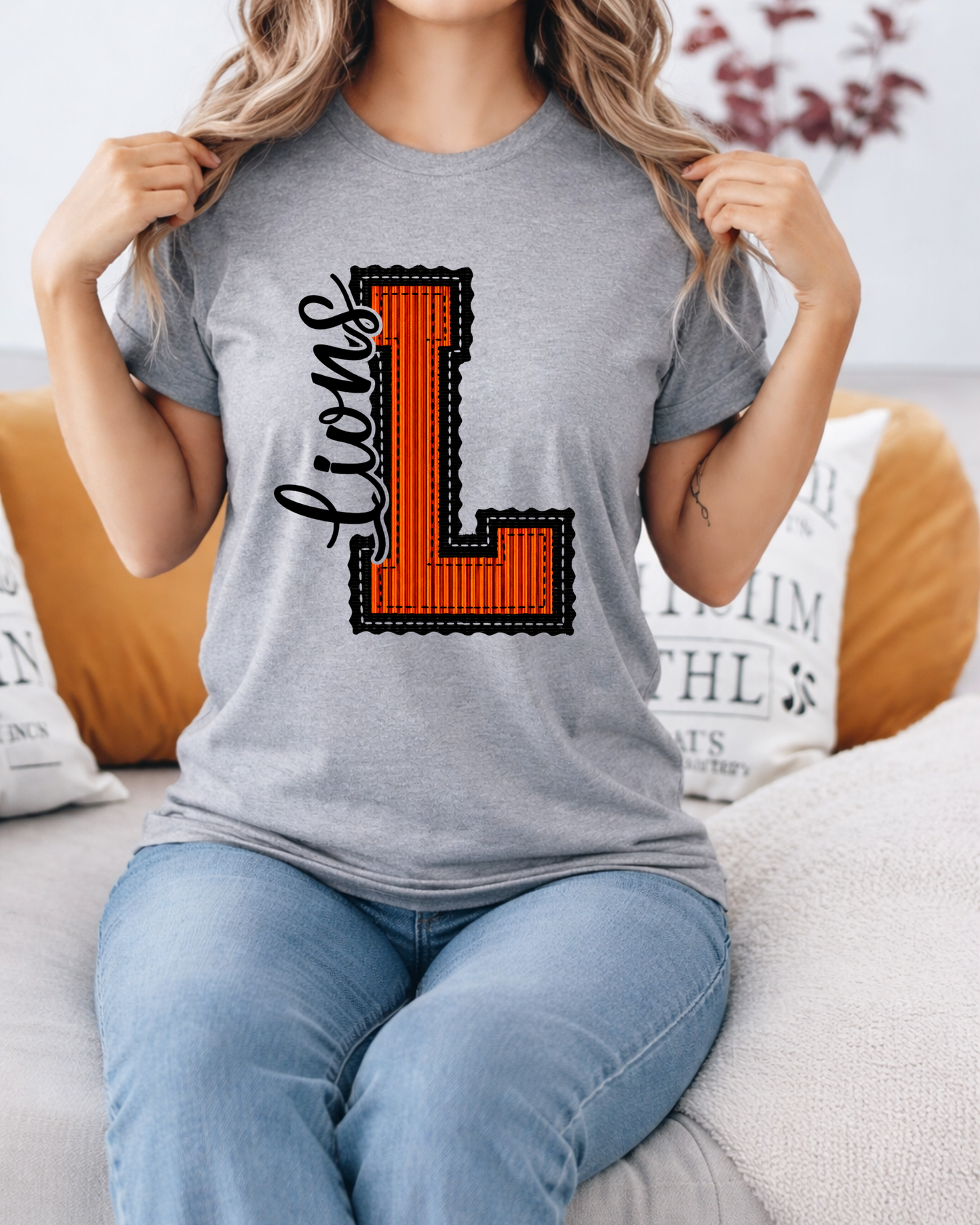 Lions Striped L