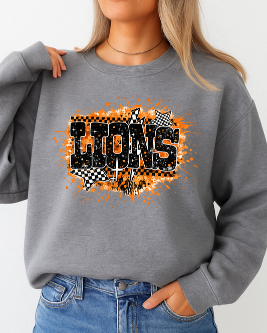 lions Checkered Splash