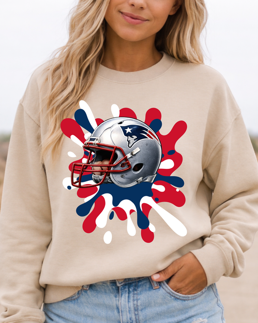 patriots splash helmet