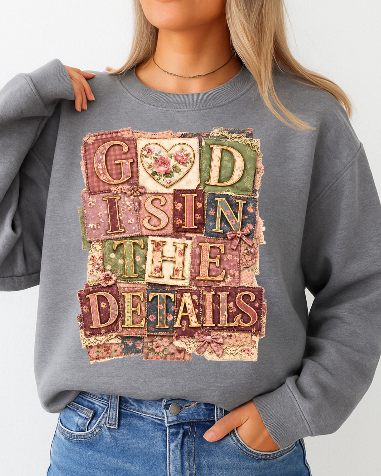 Faux Quilt God is in The Details