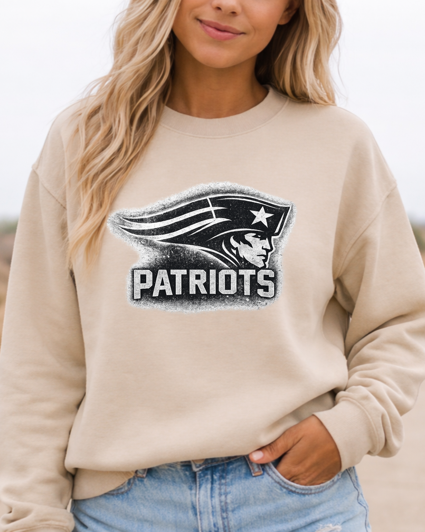 Black and white Patriots