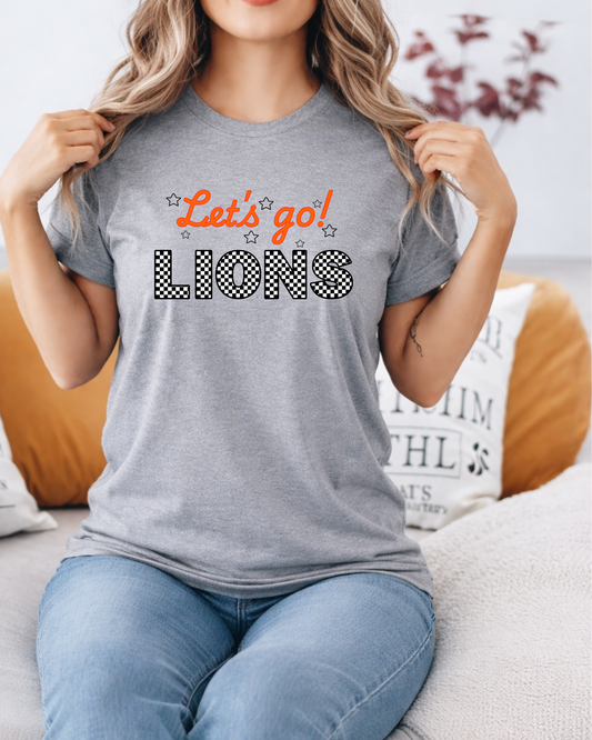 Let's go! Lions checkard