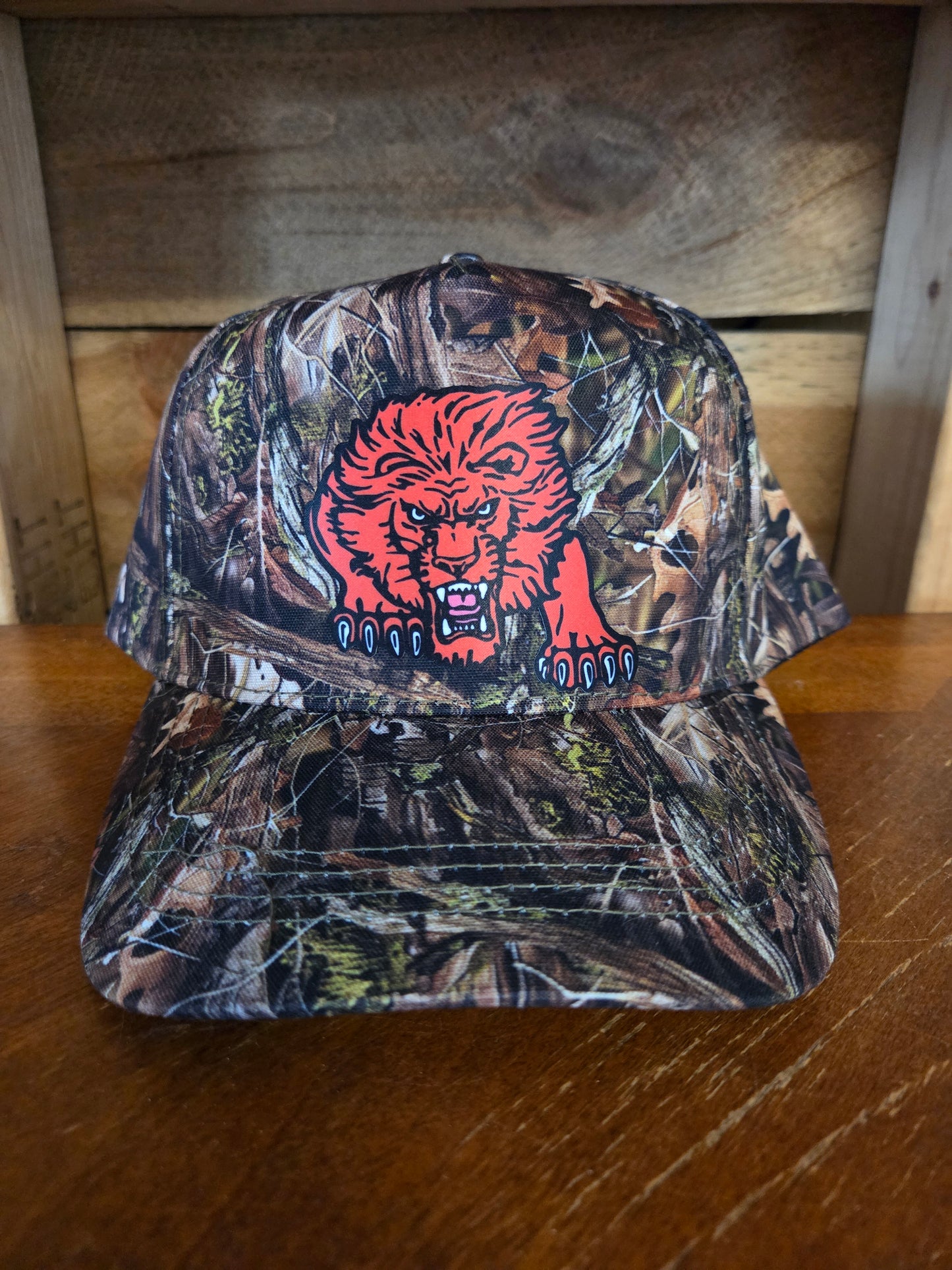 Camo lion hat