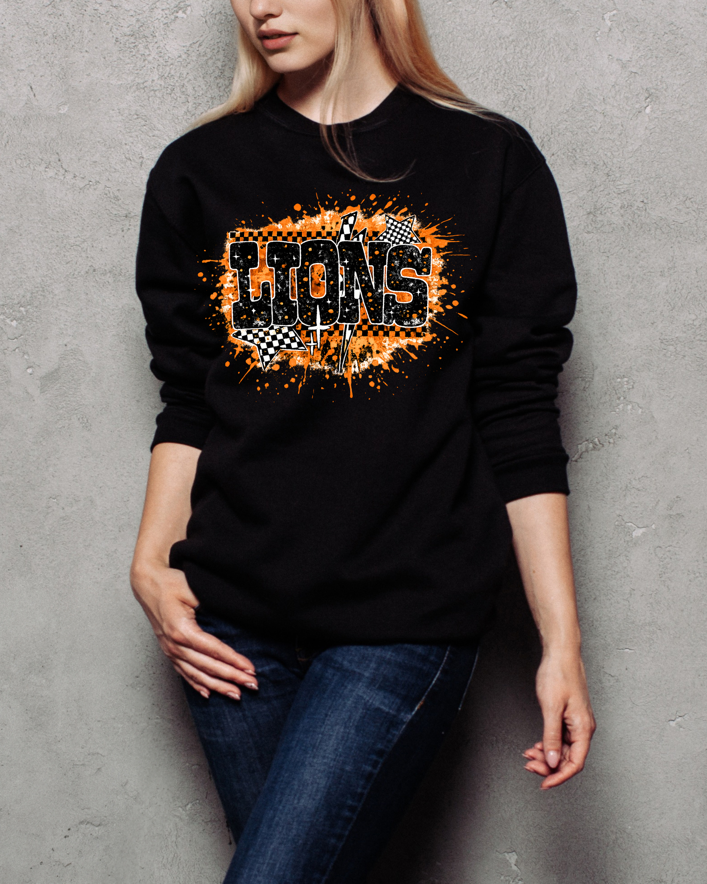 lions Checkered Splash