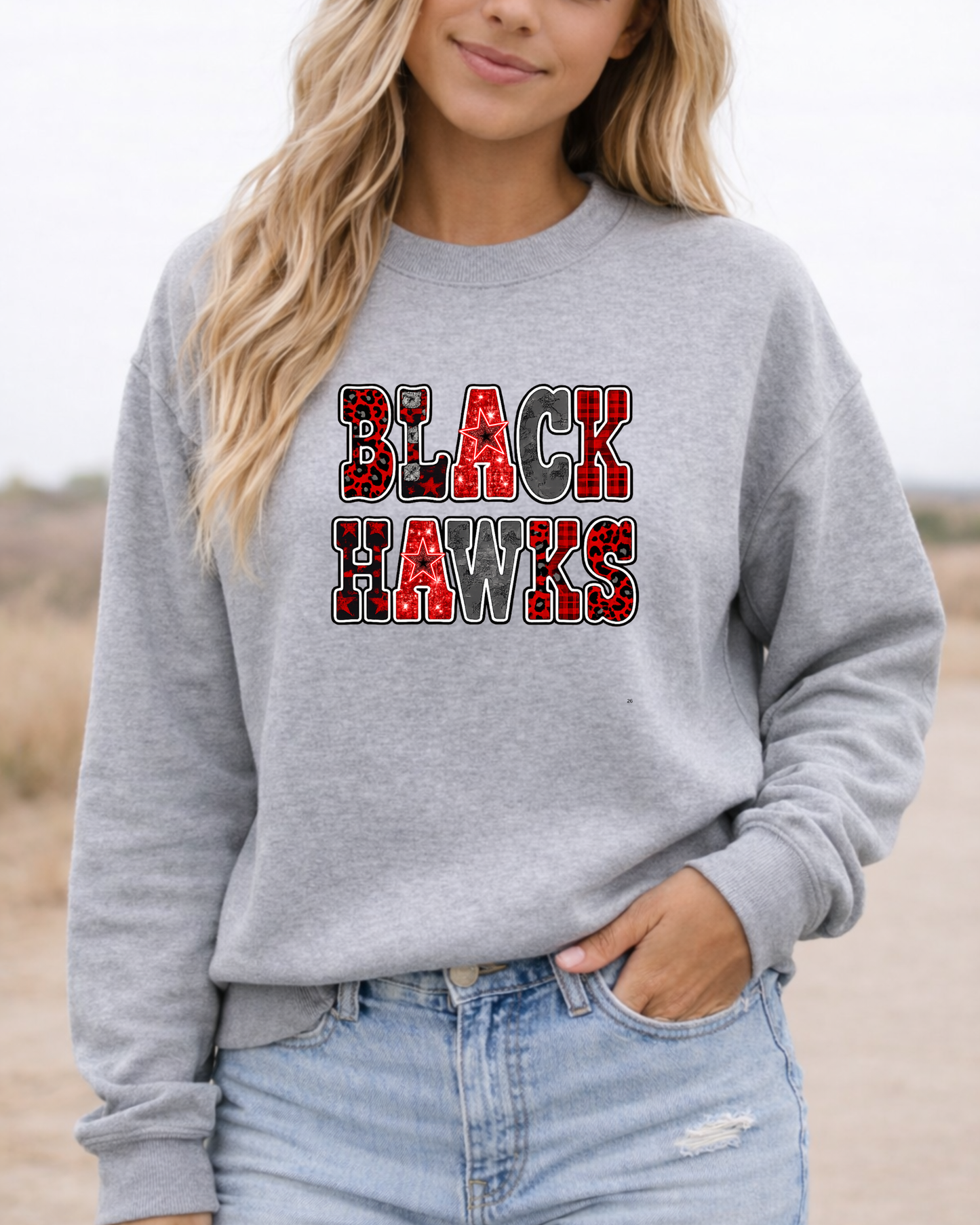 Blackhawks pattern letters