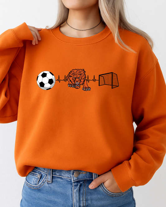 Lion soccer heartbeat