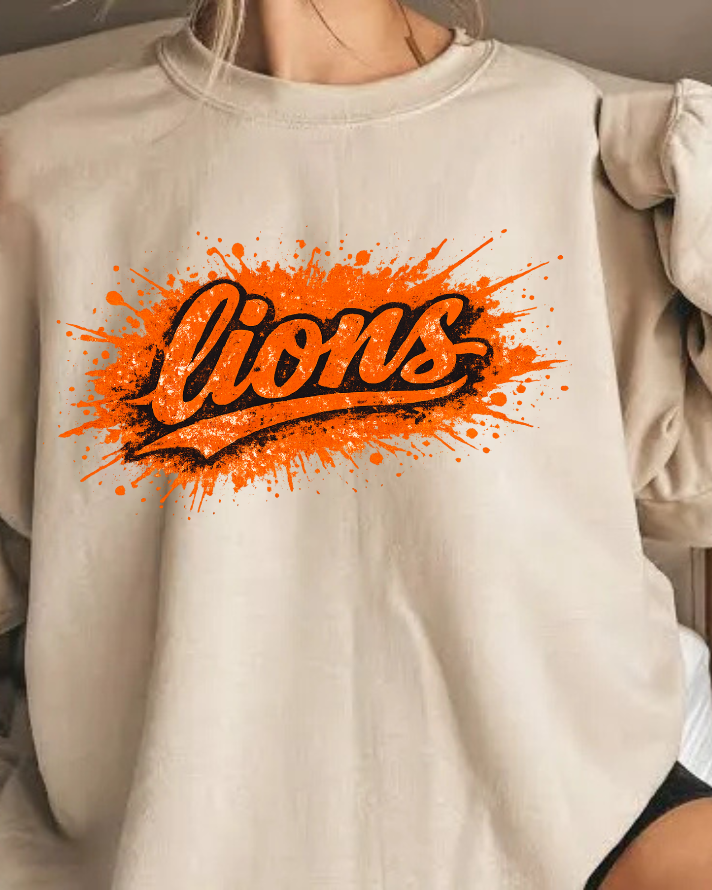 lions orange Splash