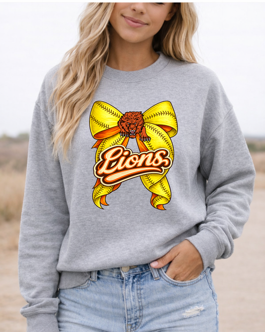 Softball Lion bow
