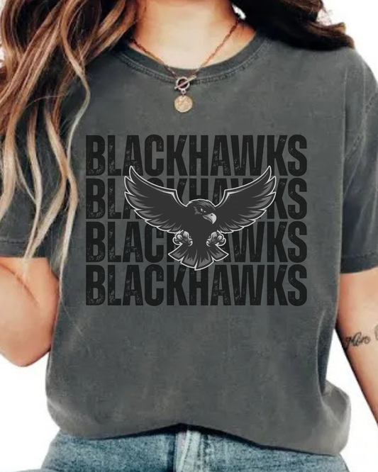 Grunge Blackhawks