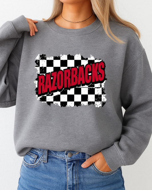 Razorbacks Checkered