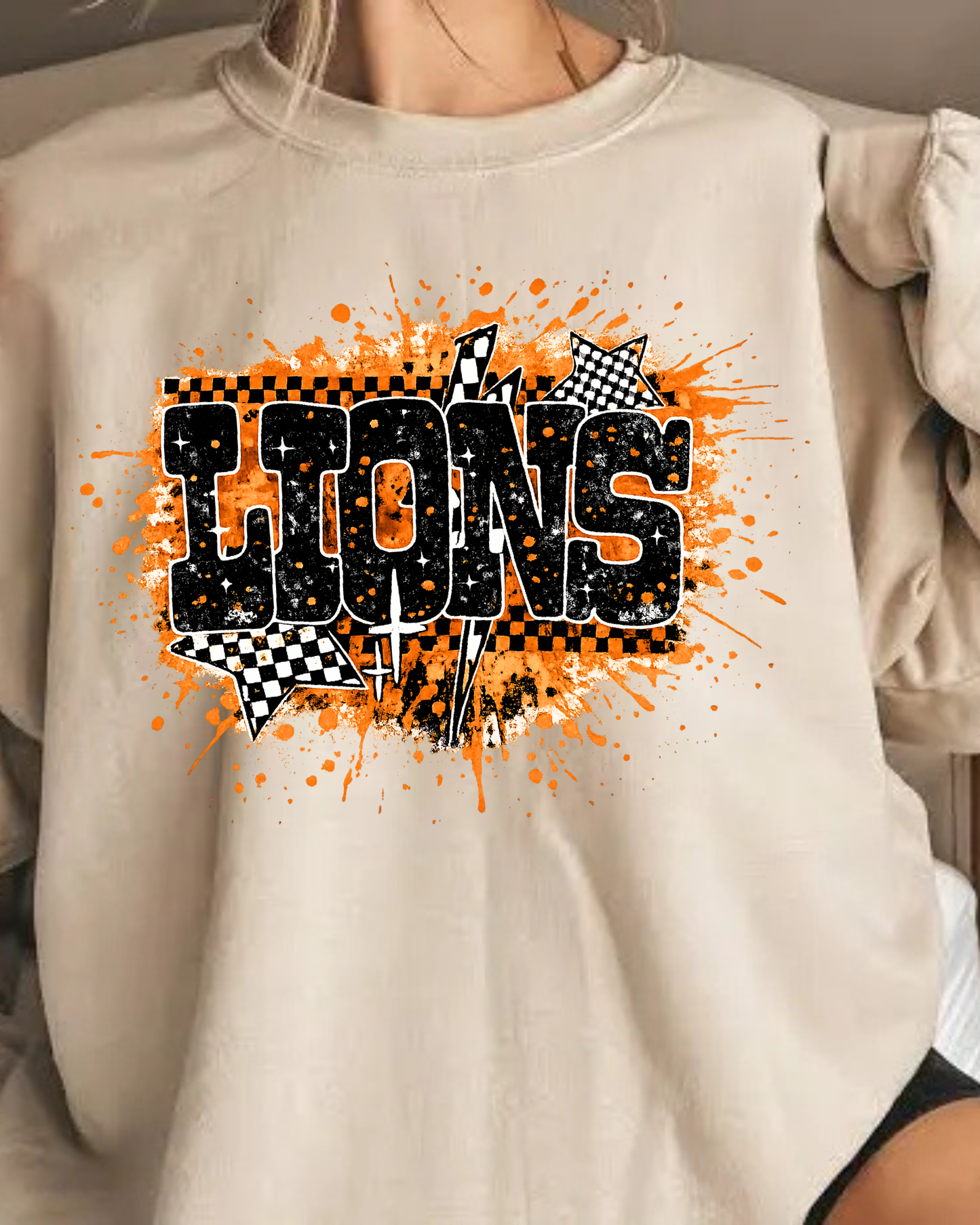 lions Checkered Splash