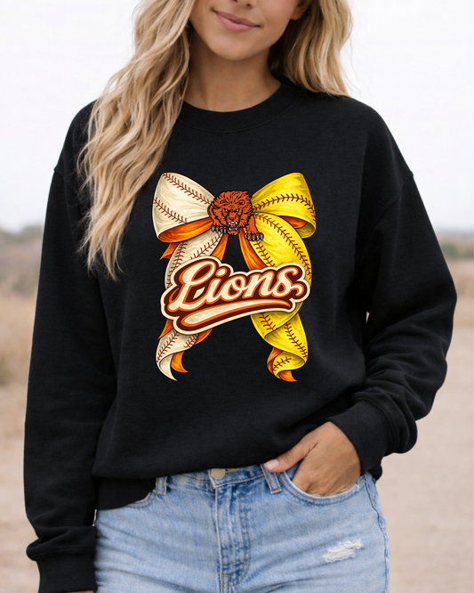 Lions Baseball and softball Bow
