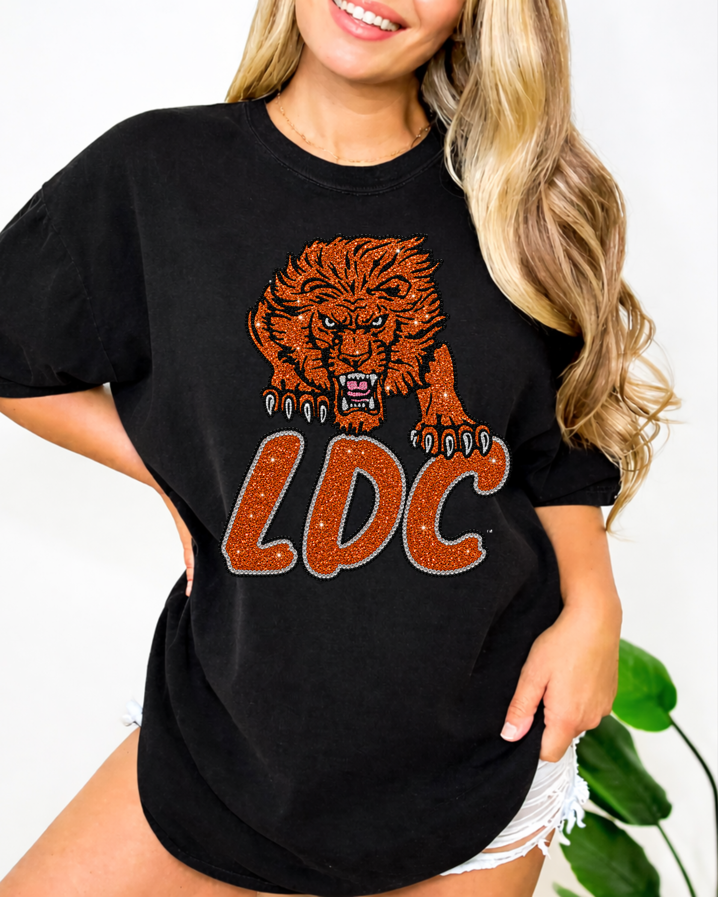 Faux glitter Rhinestone LDC