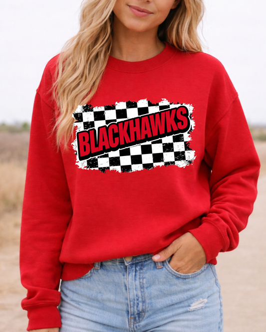 checkered Blackhawks