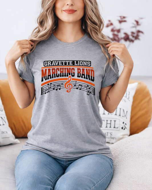 Gravette lions marching Band